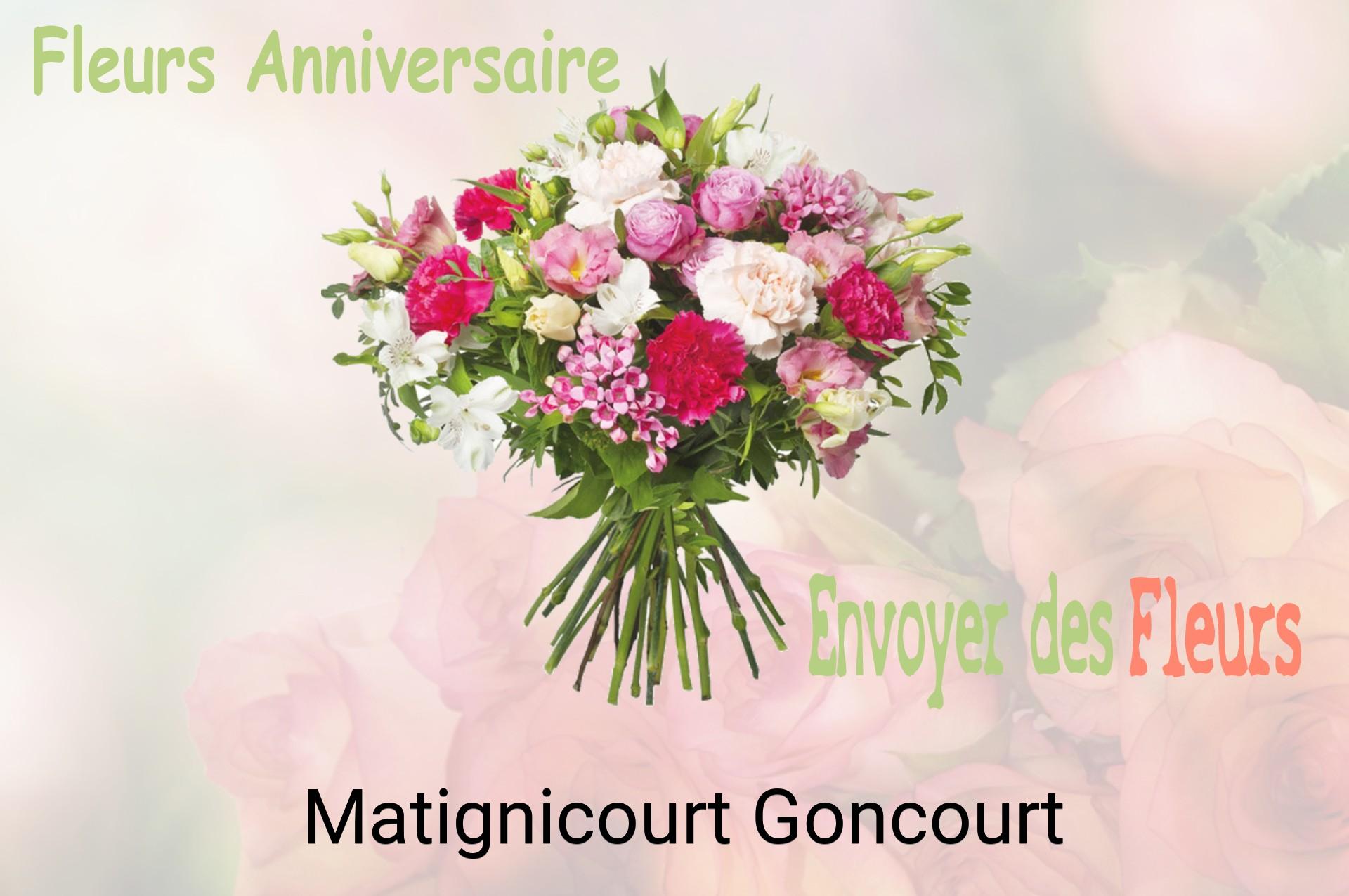 Bouquet de fleurs d’anniversaire livré à Matignicourt-Goncourt